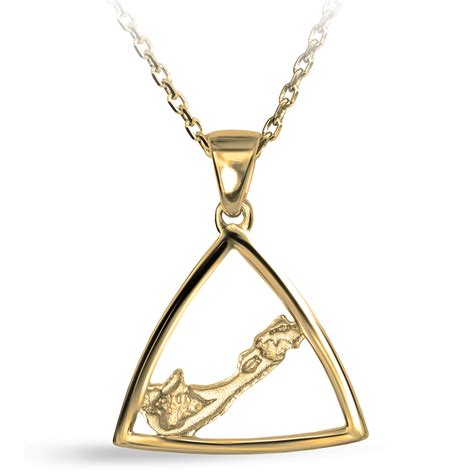 bermuda triangle necklace.